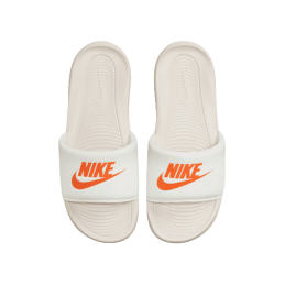 achat Claquette Nike homme VICTORI ONE SLIDE blanc/orange deux chaussures