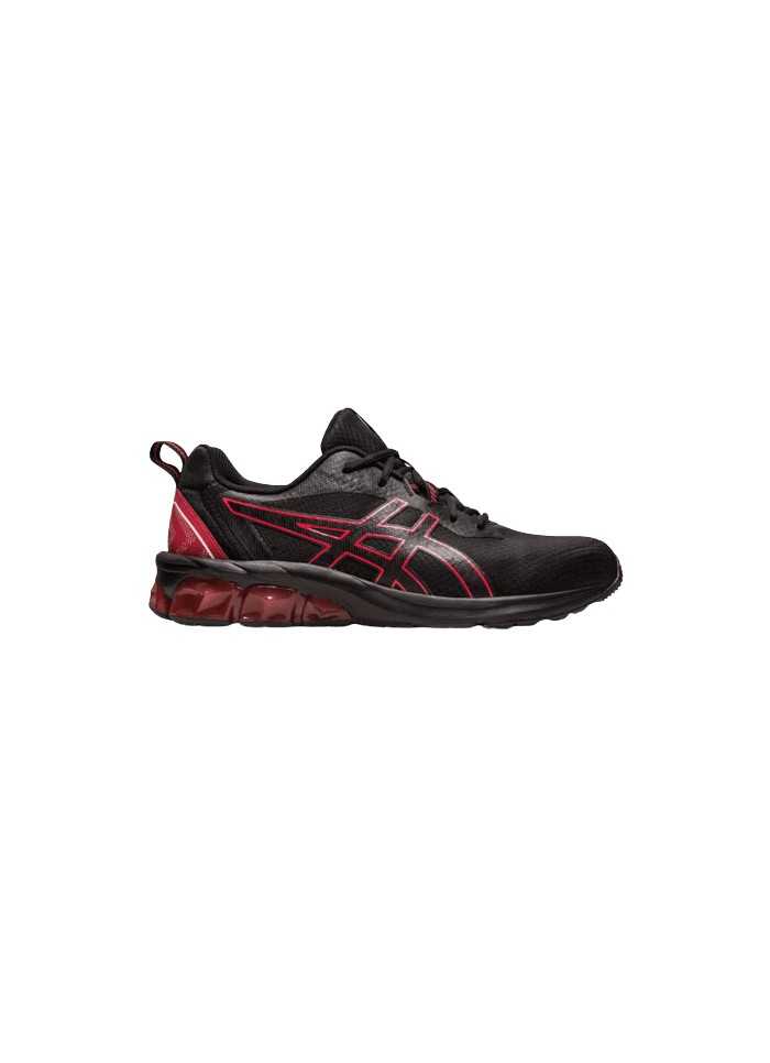 achat Chaussure Asics homme GEL-QUANTUM 90 IV noir/rouge profil droit