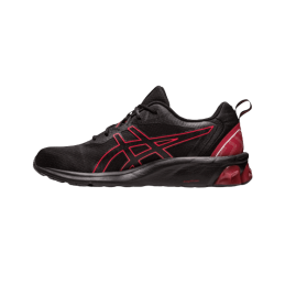 achat Chaussure Asics homme GEL-QUANTUM 90 IV noir/rouge profil gauche