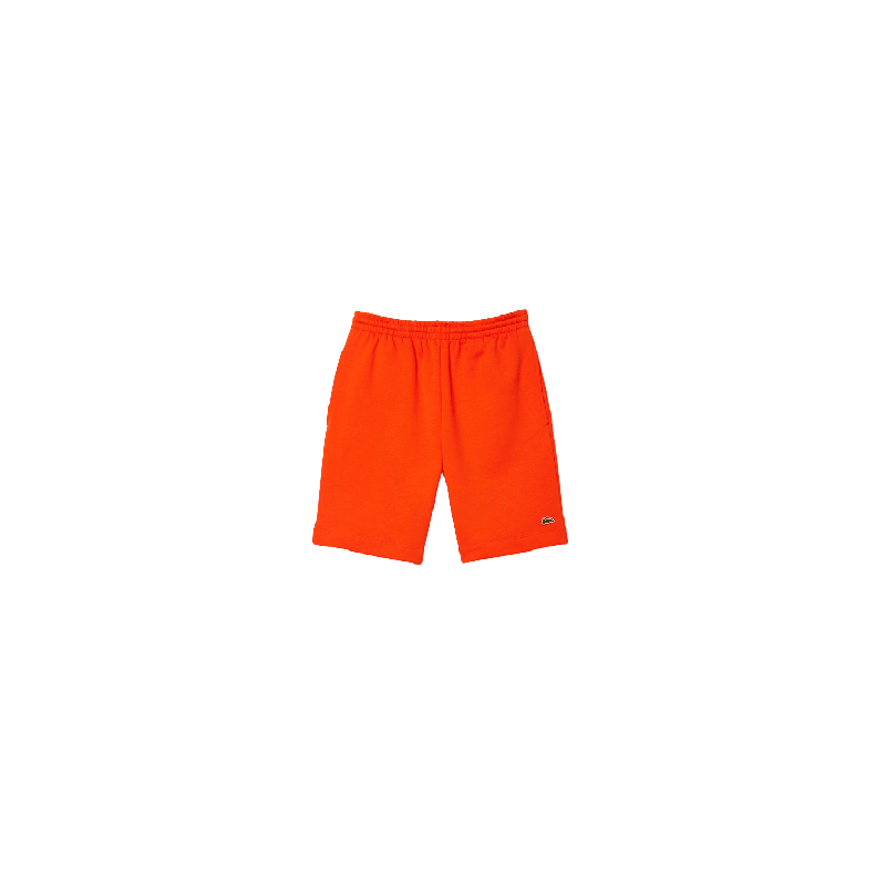 Short Lacoste Homme CORE SOLID orange devant