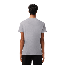 T-shirt Lacoste Homme CORE ESSENTIALS gris arrière