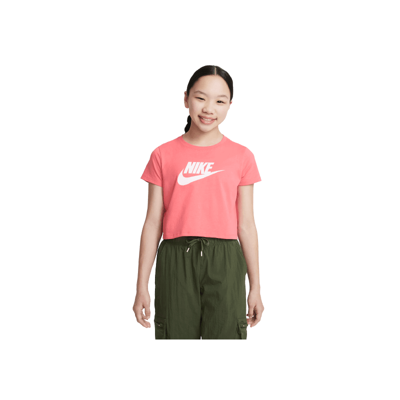 Achat T-shirt Nike CROP FUTURA rose face