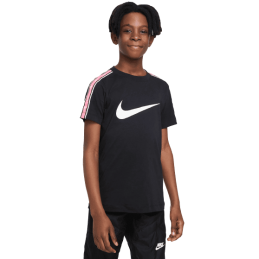 Achat t-shirt Nike enfant REPEAT SW SS noir face