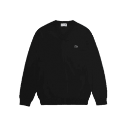 Pull Lacoste Homme CORE ESSENTIALS noir face