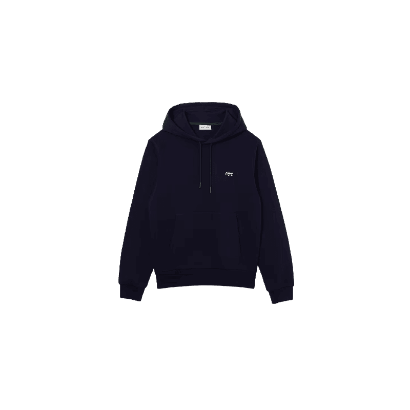 Sweat Lacoste Homme CORE SOLID bleu marine face