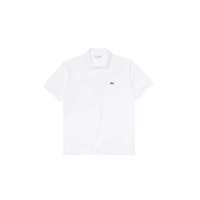 Polo Lacoste Homme CORE ESSENTIALS blanc face