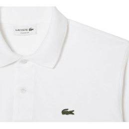 Polos Lacoste Homme CORE ESSENTIALS blanc haut