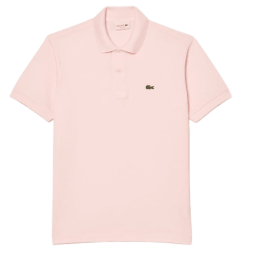 Polo Lacoste Homme CORE ESSENTIALS rose face
