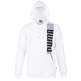 Sweat à capuche Puma homme FD ESS+LLAB blanc