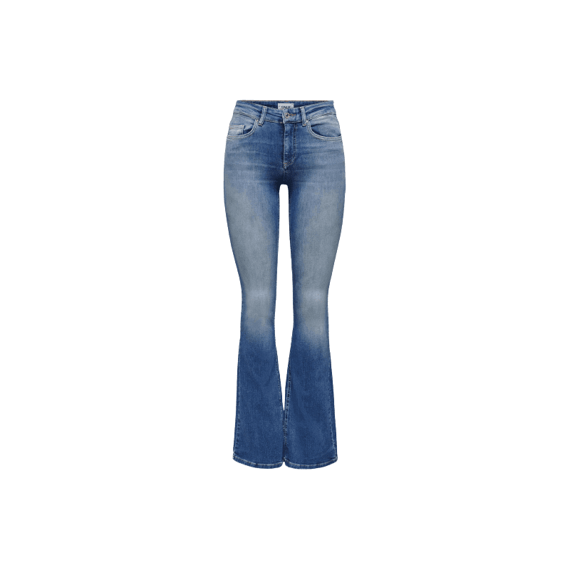 achat Jean Only femme BLUSH MID FLARED REA1319 face