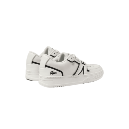 Achat chaussures Lacoste homme L0001 Core Essentials blanches profil dos