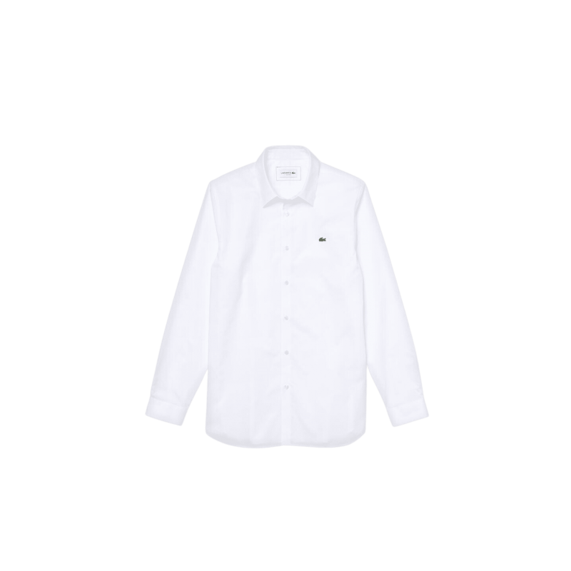 Achat chemise Lacoste homme CORE ESSENTIALS blanche face