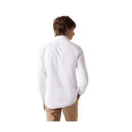 Achat chemise Lacoste homme CORE ESSENTIALS blanche dos