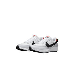 Achat chaussures Nike waffle debut DV0743-101 blanches face