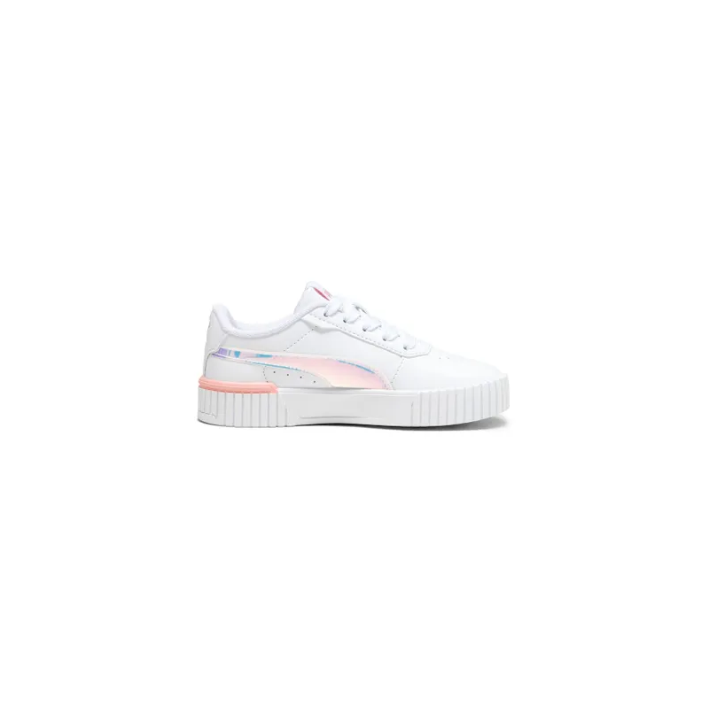 Achat chaussures PUMA PS Carina 2 C Wings blanches fille profil
