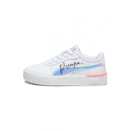 Achat chaussures PUMA PS Carina 2 C Wings blanches fille profile gauche