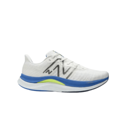 Chaussures de running homme New Balance Fuell Cell propal V4 blanc/bleu droit