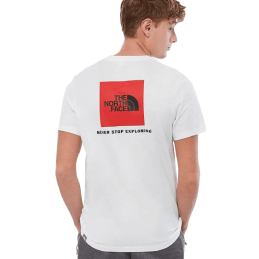 Achat t-shirt homme The North Face REDBOX arrière blanc