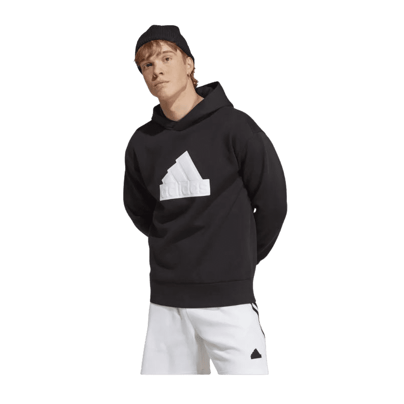 Achat Sweat-shirt à capuche Adidas FUTURE ICONS Badge Of Sport Homme Noir face