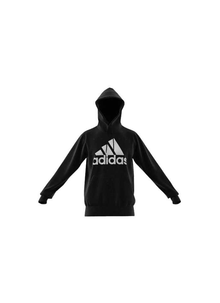 Achat Sweat-shirt à capuche en molleton ESSENTIALS BIG LOGO Homme Noir face