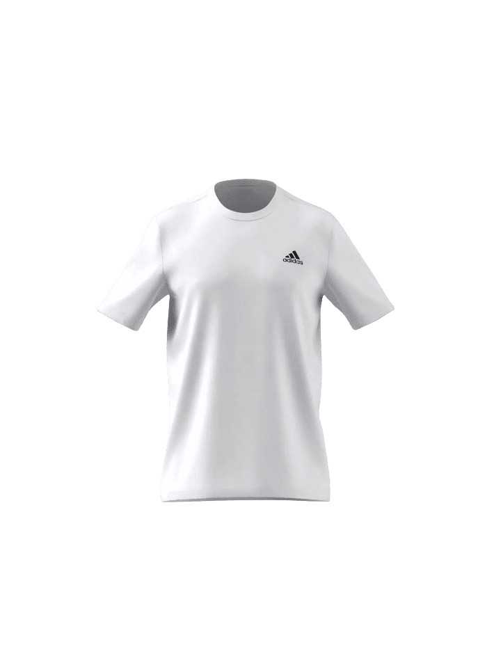 Achat T-shirt Adidas Homme en Jersey à petit logo ESSENTIALS Blanc face