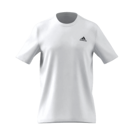 Achat T-shirt Adidas Homme en Jersey à petit logo ESSENTIALS Blanc face