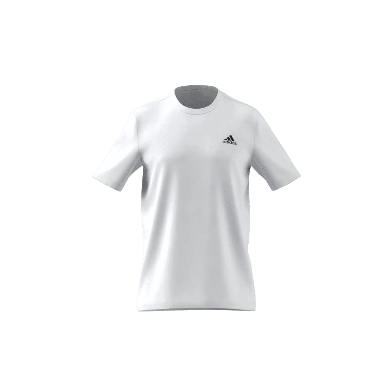 Achat T-shirt Adidas Homme en Jersey à petit logo ESSENTIALS Blanc face
