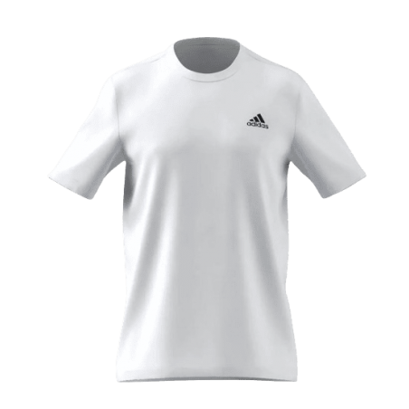 Achat T-shirt Adidas Homme en Jersey à petit logo ESSENTIALS Blanc face
