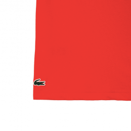 achat T-SHIRT Lacoste CORE PERFORMANCE Rouge détails logo