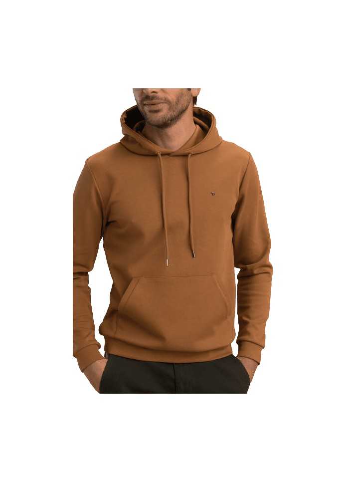 Achat sweat à capuche homme Benson and STEELE Cherry marron camel