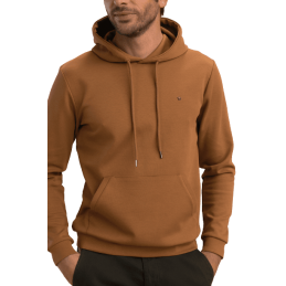 Achat sweat à capuche homme Benson and STEELE Cherry marron camel