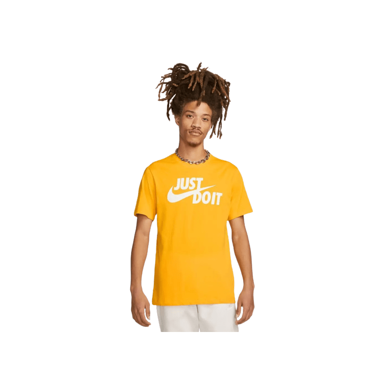 T-shirt Nike homme JUST DO IT SWOOSH jaune