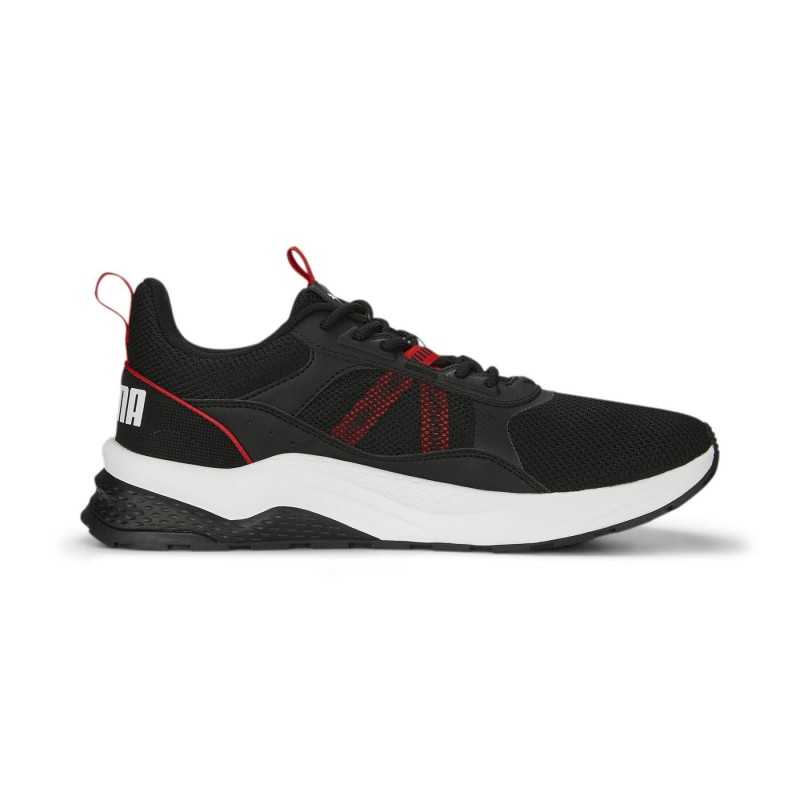 Achat Baskets Puma Homme Anzarun 2.0 Noir/Rouge profil g