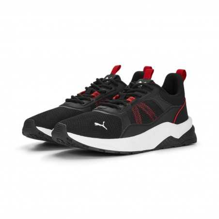 Achat Baskets Puma Homme Anzarun 2.0 Noir/Rouge face