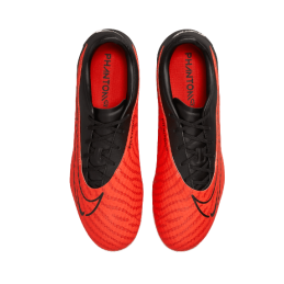 Achat Chaussures de football Nike PHANTOM GX ACADEMY FG rouges dessus