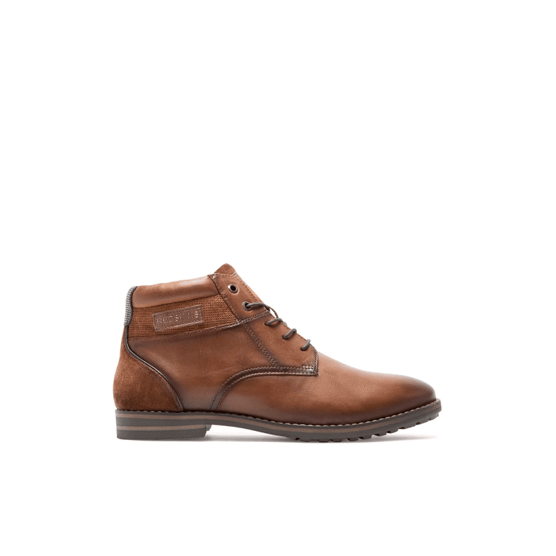 Achat Chaussures boots Redskins Homme ELEC Cuir Marrons profil