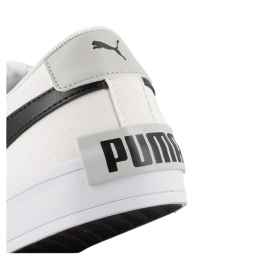Achat Chaussures Puma Homme BARI CASUAL CV Blanches détails logo