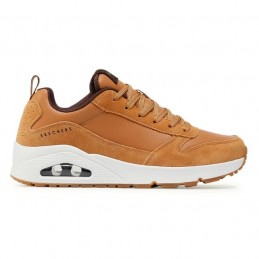 Achat Chaussures Skechers Homme UNO - STACRE Marrons profil