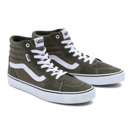 Achat Chaussures montantes Vans Homme  FILMORE HI Vertes face