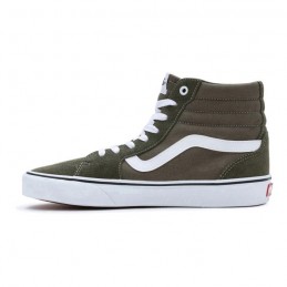 Achat Chaussures montantes Vans Homme  FILMORE HI Vertes profil g