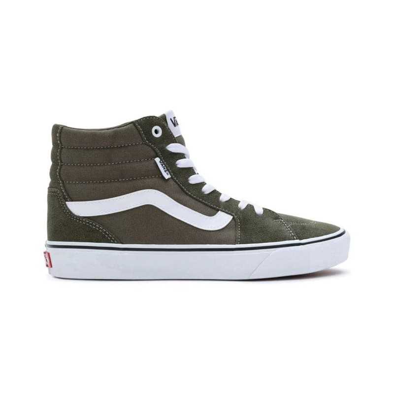 Achat Chaussures montantes Vans Homme  FILMORE HI Vertes profil