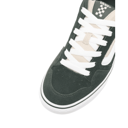 Achat Chaussures Vans Homme CALDRONE Vertes/Blanches détails