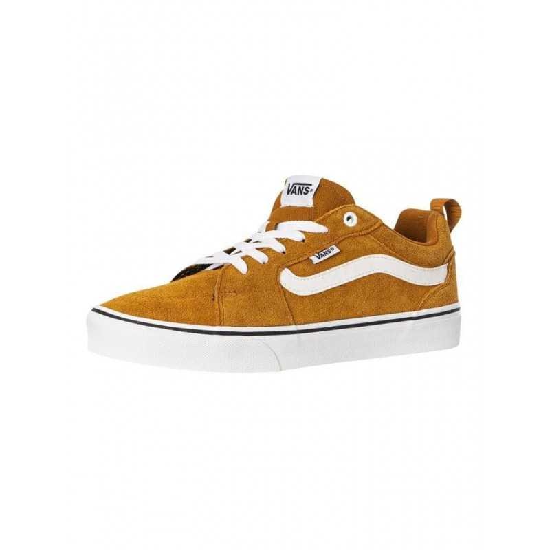 Achat Chaussures Vans Basses FILMORE Marrons/Or profil