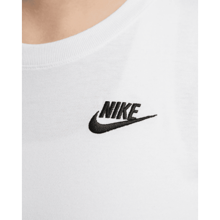 Achat T-shirt Nike Femme CLUB Blanc logo