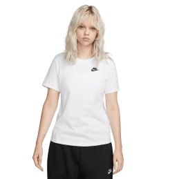 Achat T-shirt Nike Femme CLUB Blanc face