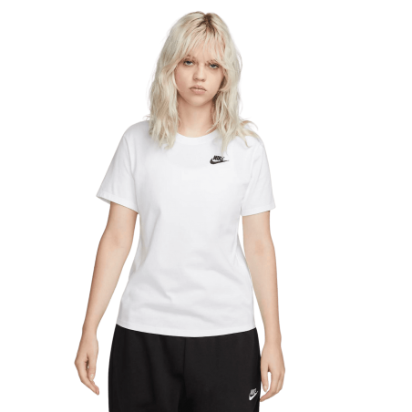 Achat T-shirt Nike Femme CLUB Blanc face