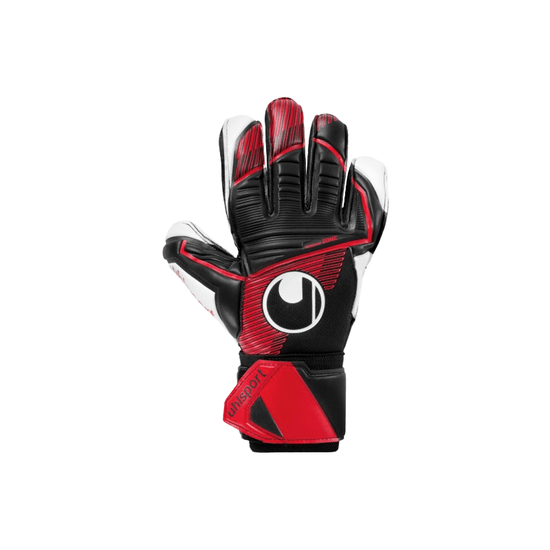 Achat Gants de gardien Uhlsport POWERLINE SUPERSOFT noir/rouge face