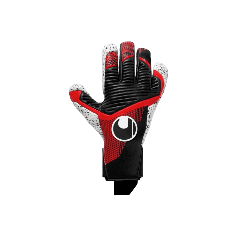 Achat Gants de gardien Uhlsport POWERLINE SUPERGRIP+ HN noir/rouge face