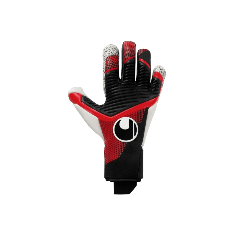 Achat Gants de gardien Uhlsport adulte POWERLINE SUPERGRIP+ FLEX HN noir/rouge face