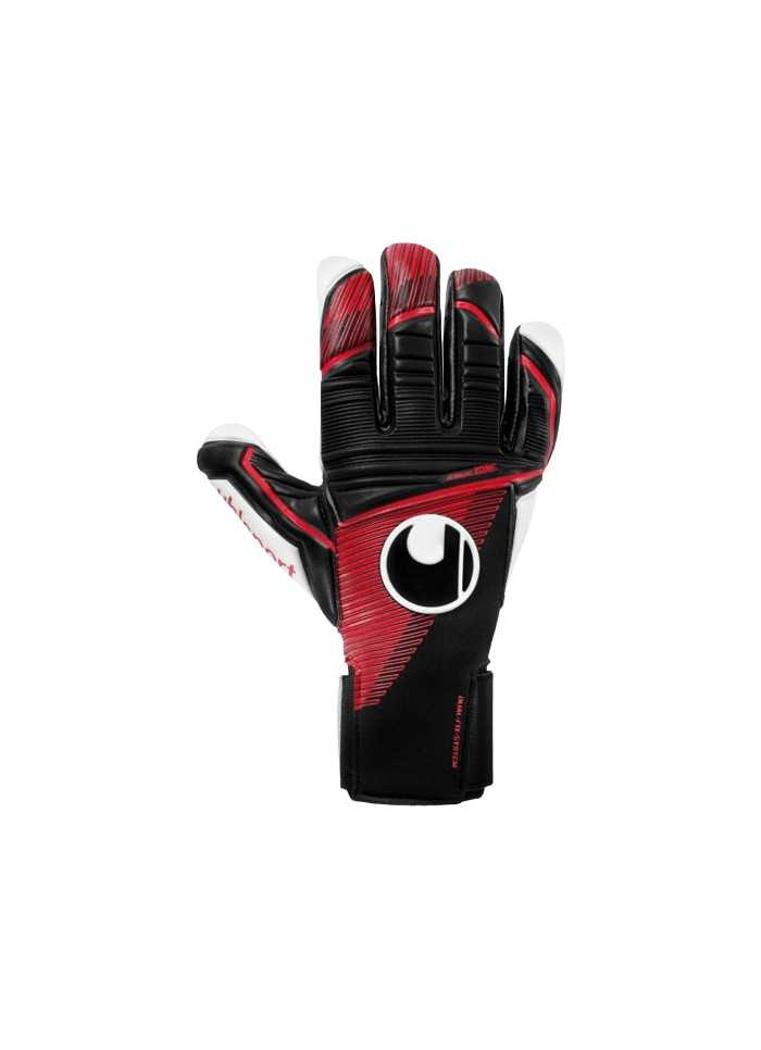 Achat Gants de gardien Uhlsport adulte POWERLINE ABSOLUTGRIP HN noir/rouge face